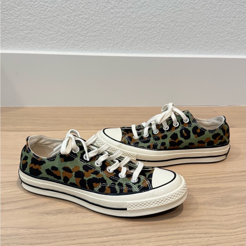 Converse Leopard Print Sneakers